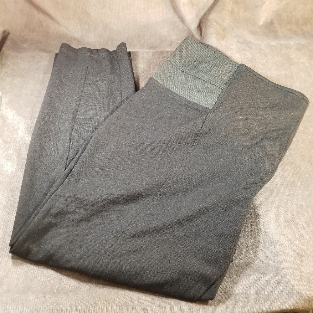 Penningtons Petite Black Tapered Leggings Wide Elastic at Hips VG 2XP